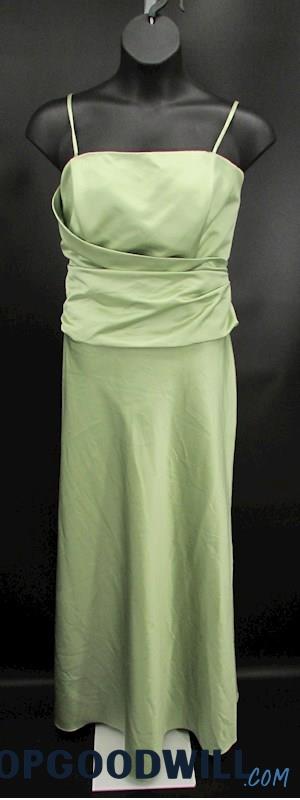 Vintage Watters & Watters Women's Light Green 2 Pc Formal Dress SZ 18