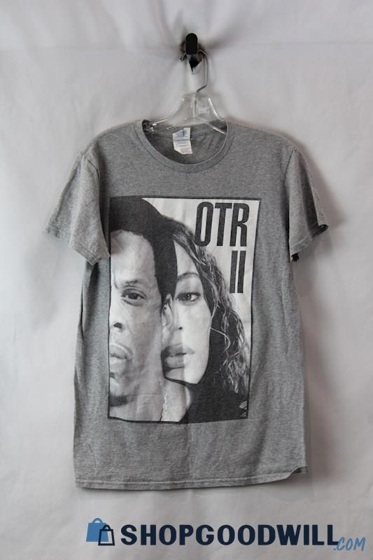 Jay-Z & Beyoncé OTR II Tour 2018 Gray Graphic Concert T-Shirt SZ S
