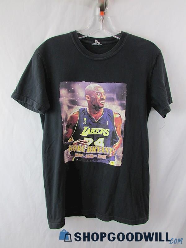 Kobe Bryant Los Angeles Lakers 1978-2020 Men's Black T-Shirt SZ S