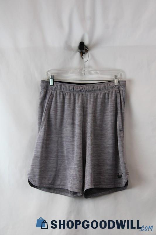 Nike Men's Gray Heather Athletic Short SZ M