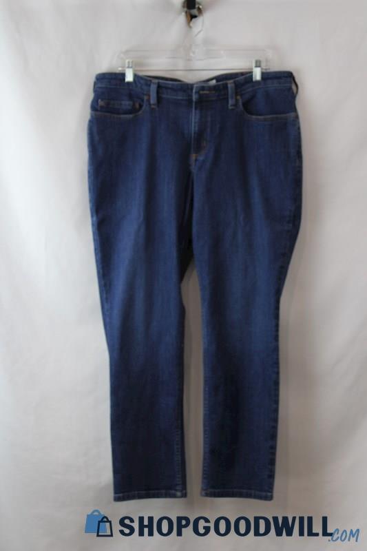 Carhartt Women's Dark Wash Slim Ankle Jeans sz 14