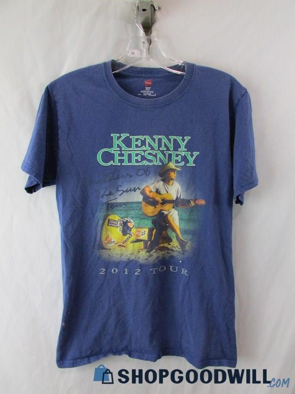 Kenny Chesney Brothers of The Sun U.S. Tour 2012 Blue Concert T-Shirt SZ S