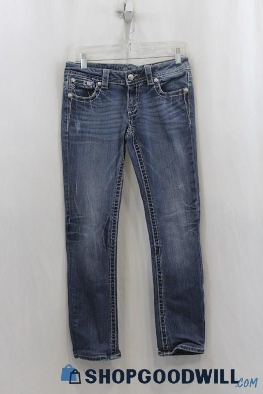 Miss Me Women's Blue Wash Slim Bootcut Jean SZ 28