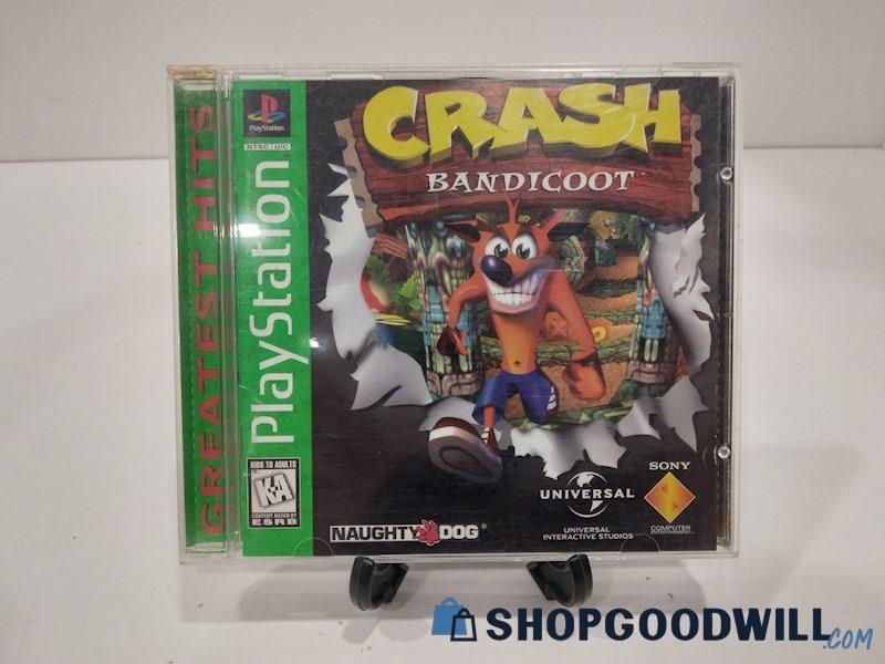 CRASH BANDICOOT Video Game for Sony PlayStation 