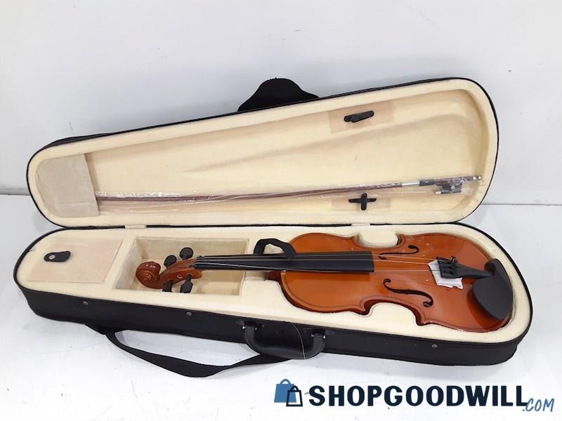 Unbranded 4/4 Violin w/Bow & Case