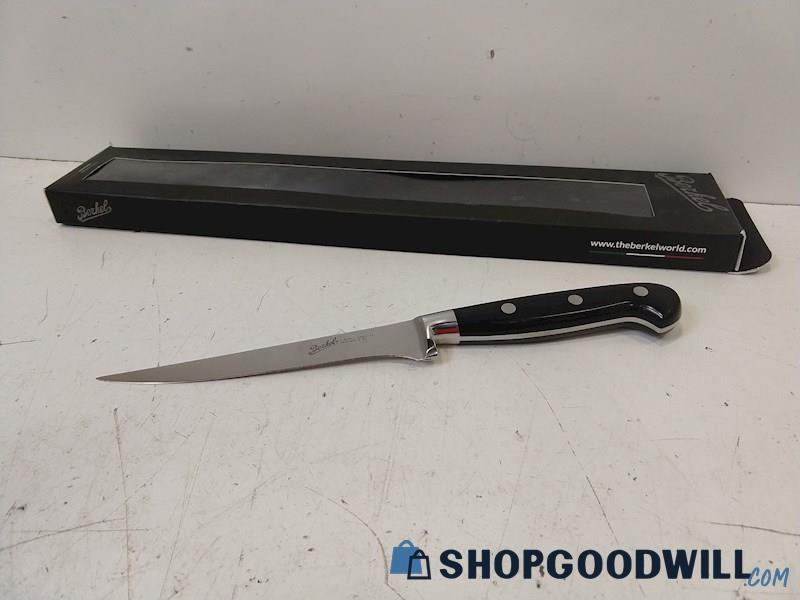 Berkel Stainless Steel Knife Polished IOB Made In Italy 
