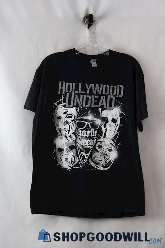 Hollywood Undead North American Tour Black/White Concert T-Shirt SZ L