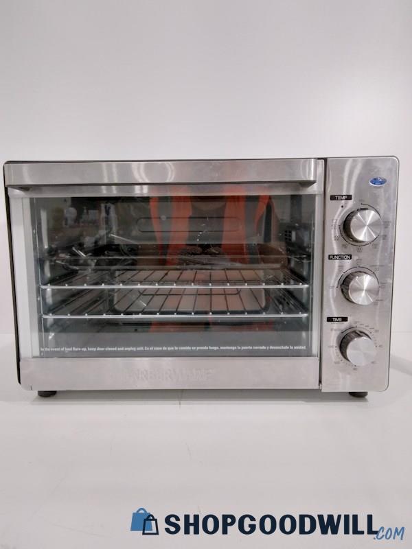 Large Farberware Toaster Oven Broiler Warmer Kitchen Appliance PWR ON W/ Cord 