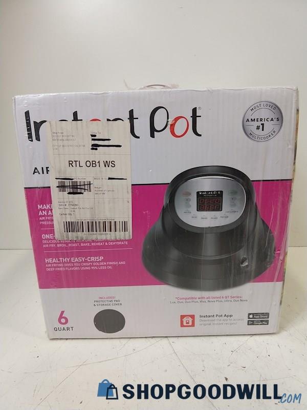 Instant Pot Air Fryer Lid Pressure Cooker Attachment Kitchen Appliance SEALED