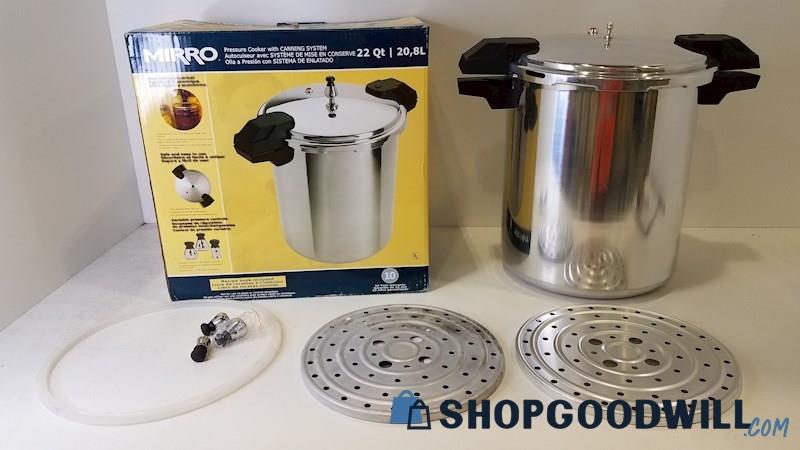 Mirro Pressure Cooker #92122 w/Canning System 22-Qt Approx 12