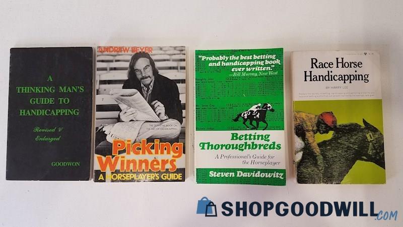Vtg 1972-9 Horseracing Betting SC Players' Guides Gambling Handicapping Breeds+