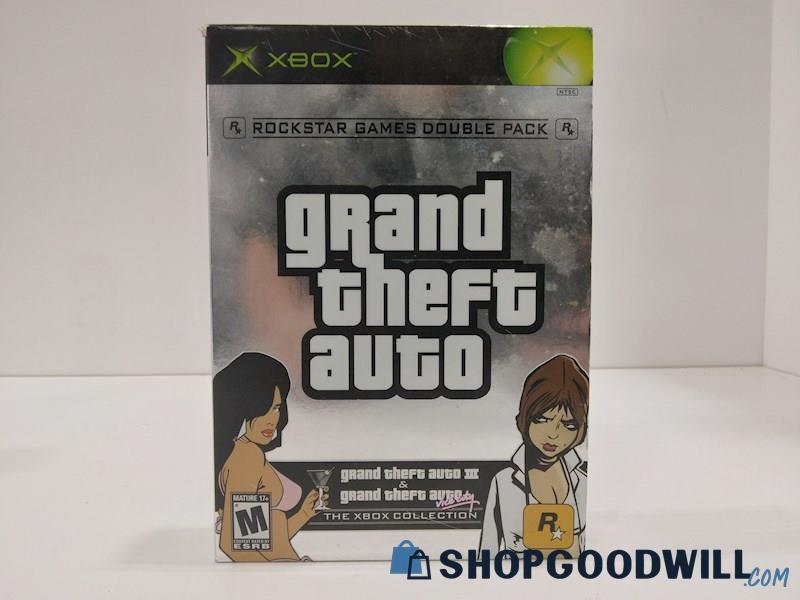 Grand Theft Auto III & Vice City Video Game for Microsoft XBOX