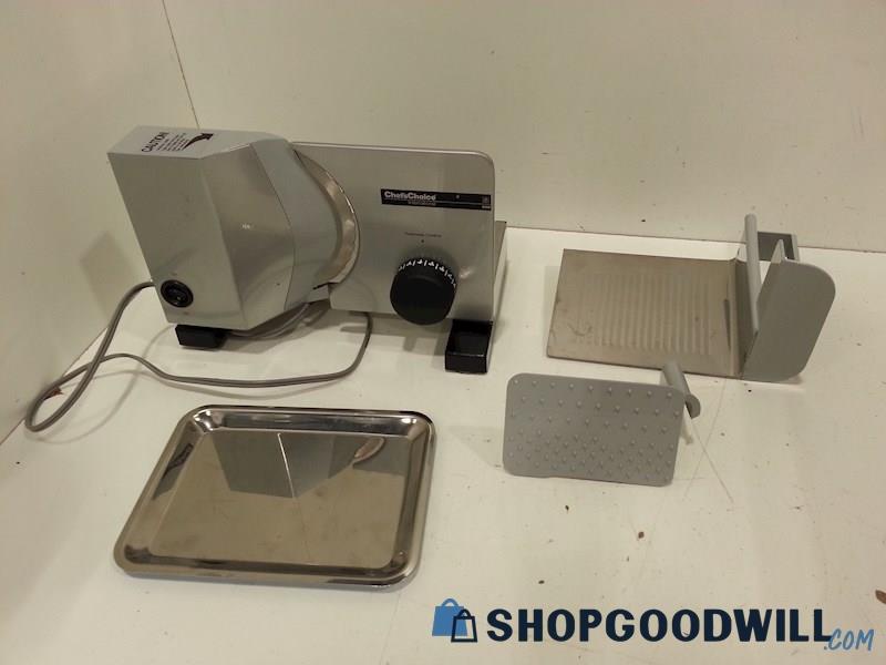 Chef's Choice Gourmet Electric Food Slicer Model 600 Powers On