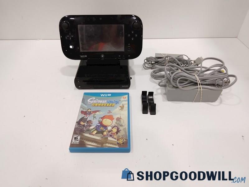 Nintendo Wii-U Console + Gamepad W/Game and Cords