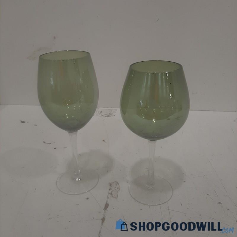 Unbranded Clear Green Cups 
