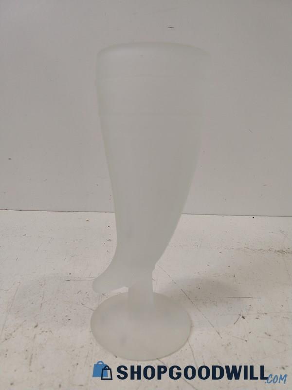 Blurry Glass Standing Horn Goblet Cup UNBRANDED