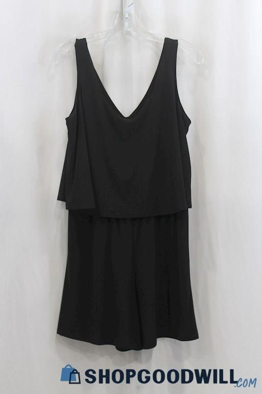 NWT Nik And Nash Women's Black Blouson Romper SZ M