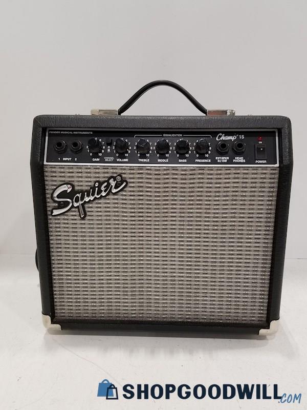 Squier Guitar Amp by Fender Model Champ 15 - POWERS ON