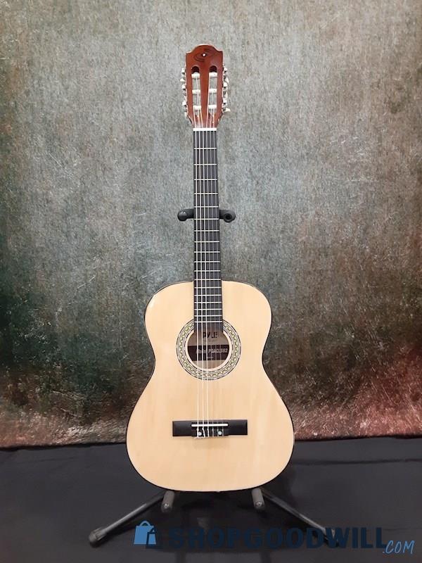 Pyle PGACLS82 Acoustic Guitar 6 String Natural 