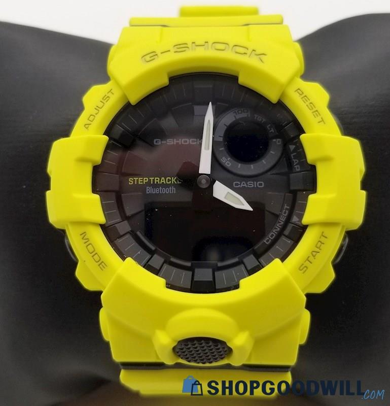 Men's CASIO G-Shock With Step Tracker & Duel Display Watch #5554