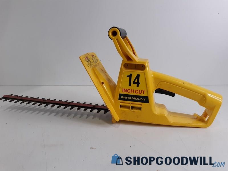 Paramount 14 In. Cut Electric Hedge Trimmer - UNTESTED