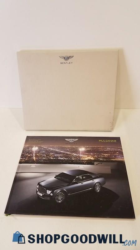 Vtg 2013 Bentley Mulsanne HC w/Slipcase Car Brochure Ad Automotive England