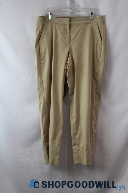 NWT Lane Bryant Womens Khaki Crop Chino Pants Sz 14