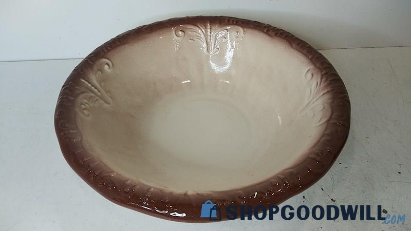 Ironstone Large Ceramic Bowl
