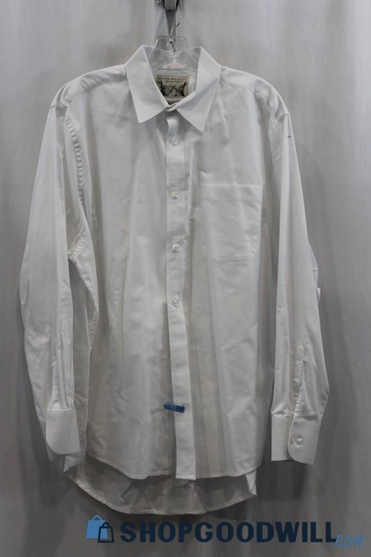 Peter Christian Men's White Dress Shirt SZ XL