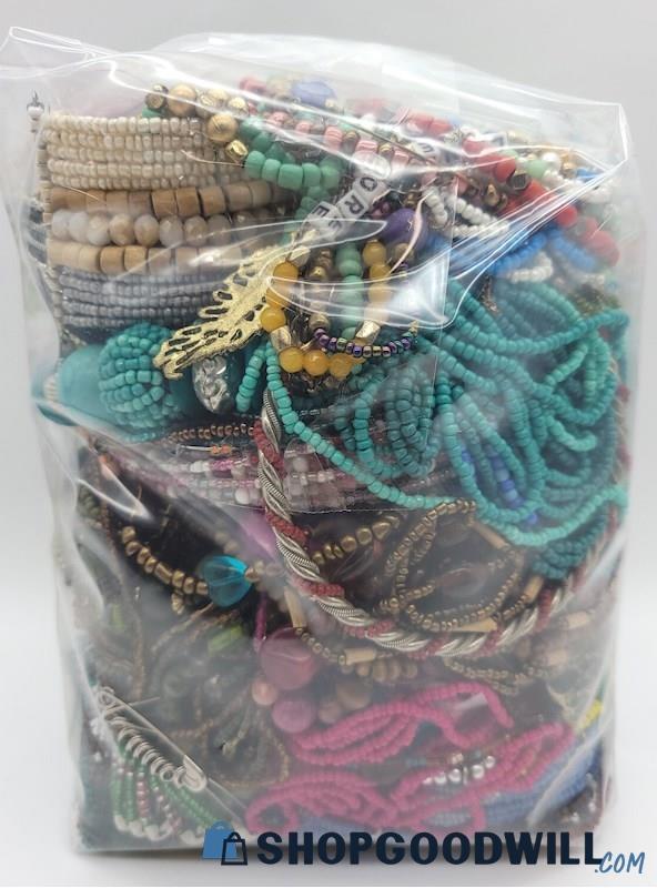 Seed Bead Costume Jewelry Grab Bag 5.2lbs