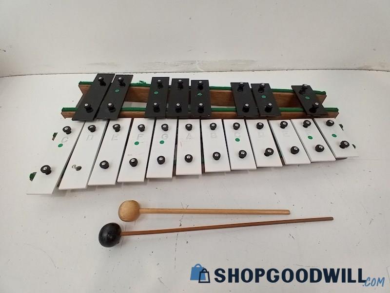 5LBS Xylophone 20 Key Music Black & White Home UNBRANDED