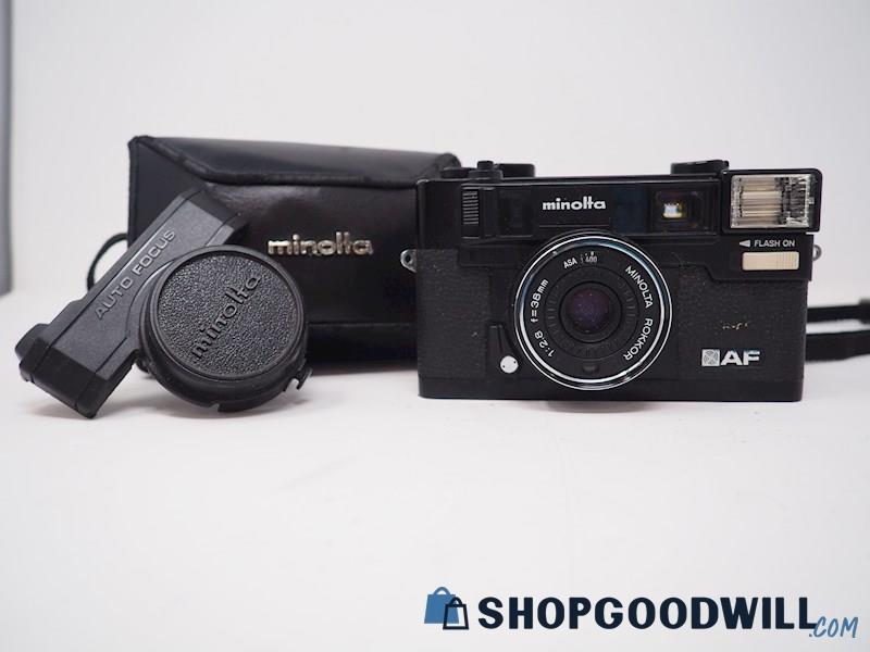 Minolta Hi-Matic AF 35mm Point & Shoot Film Camera *FOR PARTS/REPAIRS*