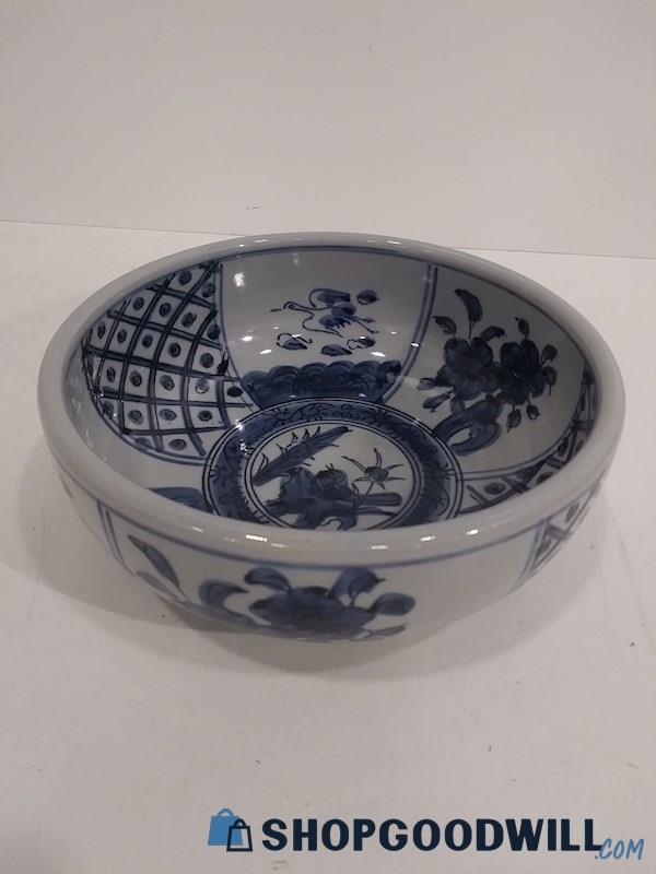 Unbranded Blue White Decorated Bowl 