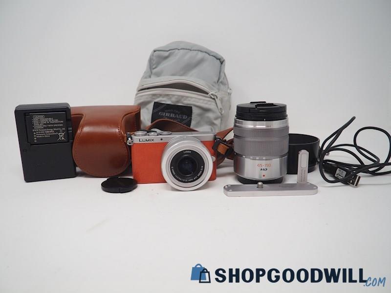 Panasonic DMC-GM1 Mirrorless Digital Camera w/12-32mm 45-150mm Lens *PWRS ON*