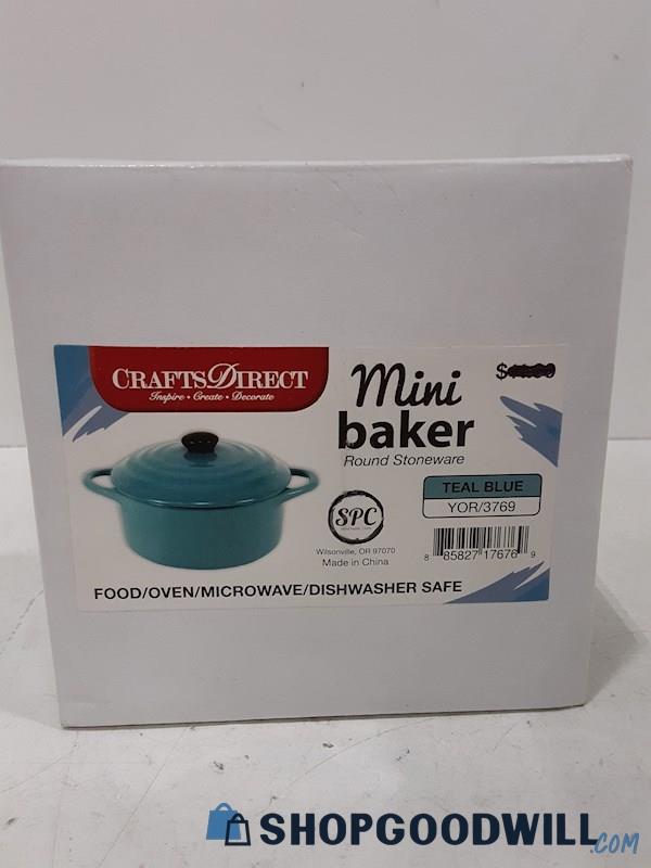 Crafts Direct Mini Baker Teal Blue - IOB - NEW