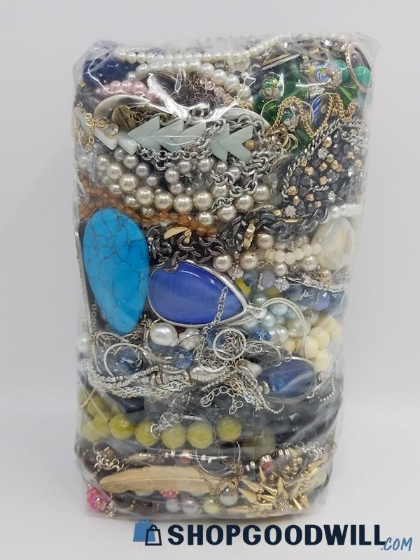 Collection of Costume Jewelry Styles 7.6lbs