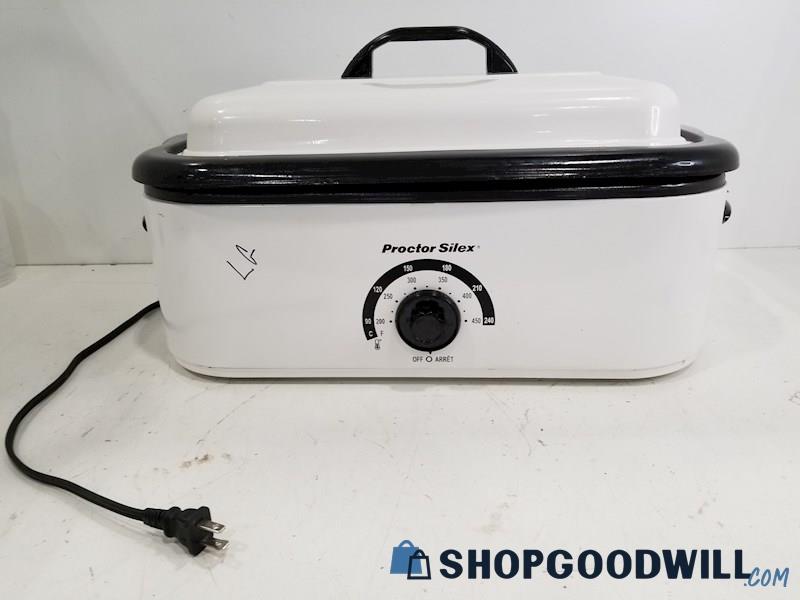Hamilton Beach/Proctor Silex Roaster Oven 32190 White Kitchen Appliance UNTESTED