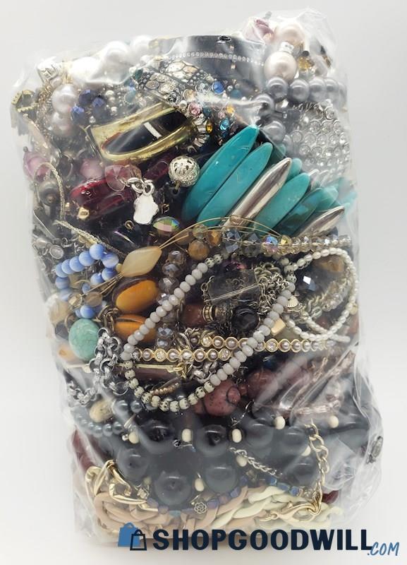 Collection of Costume Jewelry Styles 7.4 pounds
