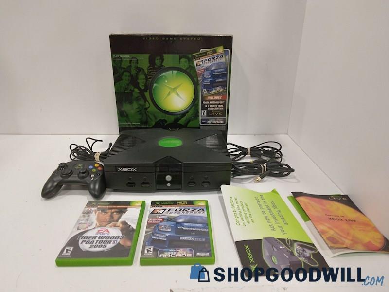 XBOX Console W/Game, Cords and Controller IOB-Tested