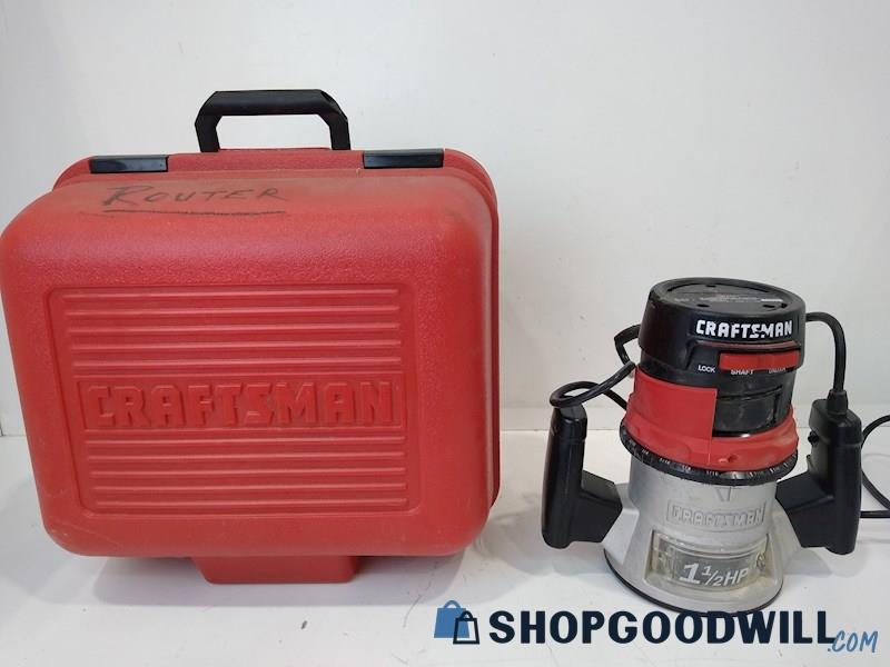 Craftsman Router Double Insulated With Case Model 315.175040 