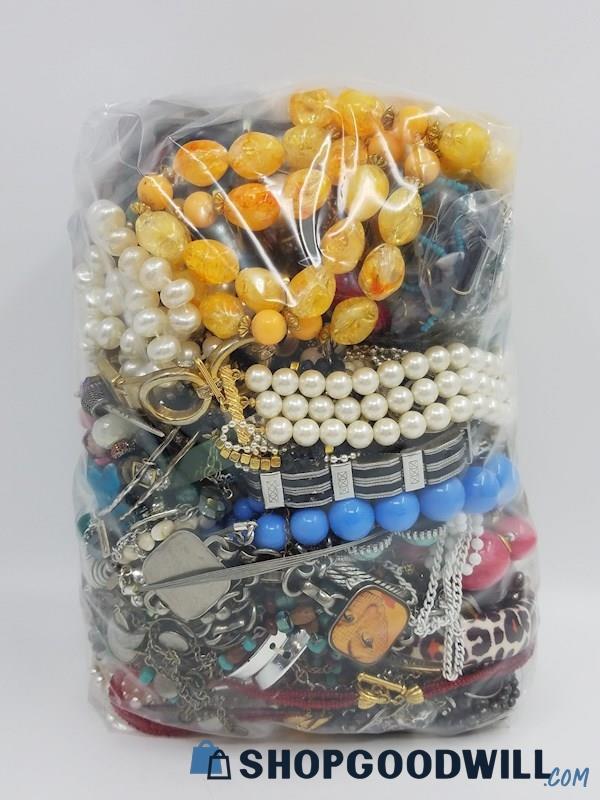 Collection of Costume Jewelry Styles 6.2lbs