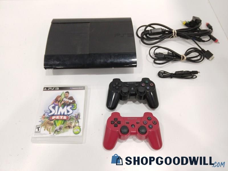PlayStation 3 Console W/Game, Cords and Controller