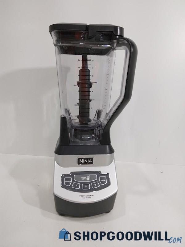 Electric Ninja Blender Kitchen Appliance 1100 Watts PWR ON W/ Cord  