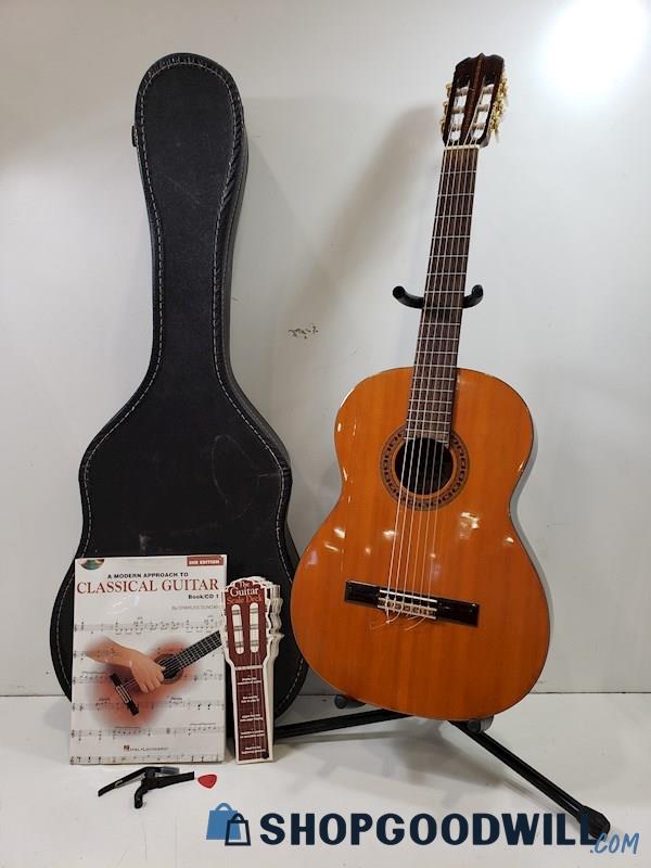 Alvarez Acoustic Guitar Model #501 W/ Hardshell Case & More Korea 