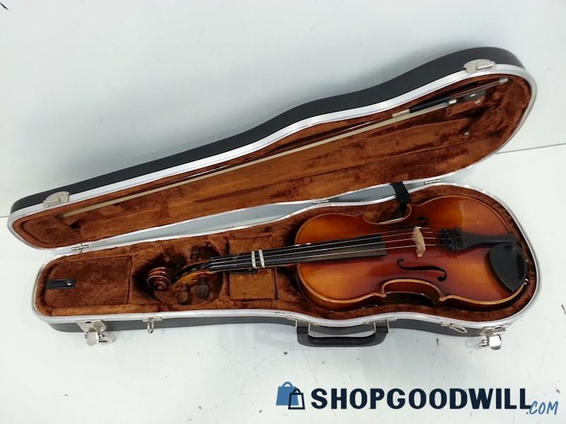 3/4 Size Violin W/Bow/Hard Case E.R. Pfretzschner Stradivarius Copy 1973 