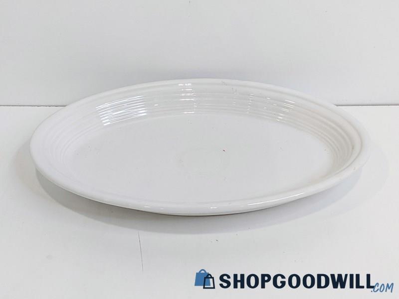Fiesta Ware HLC White Oval Serving Platter