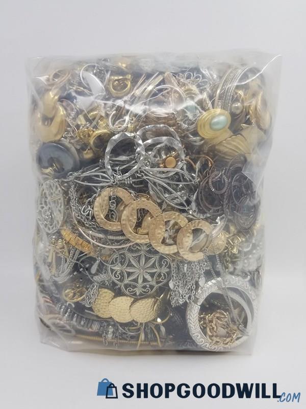 Gold-Tone & Silver-Tone Costume Jewelry Collection 21.4lbs