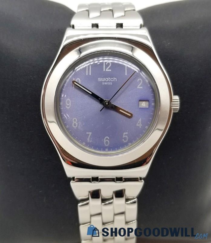 Unisex SWATCH 'Irony' Date/ Time Swiss Watch