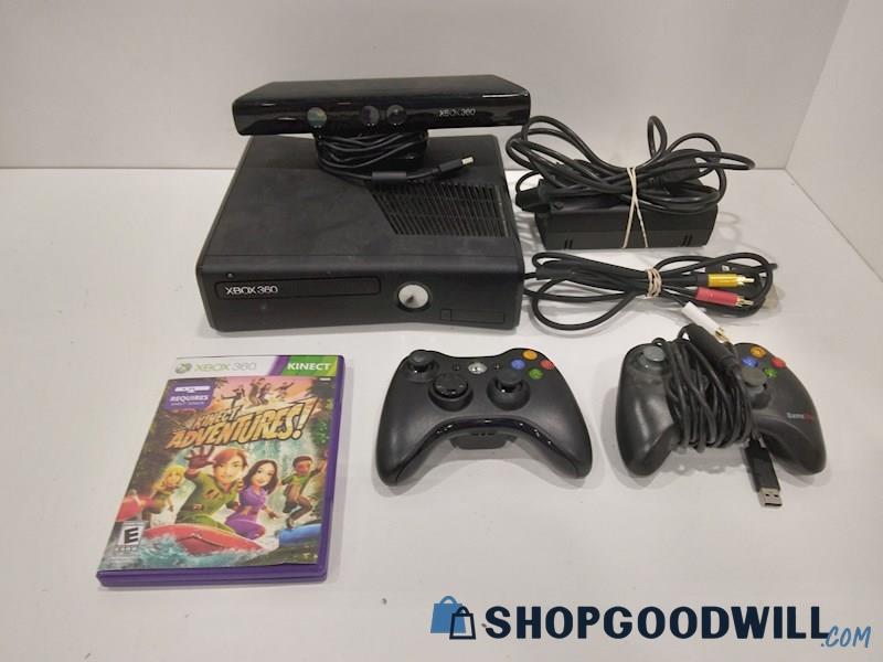 XBOX 360 S Console W/Game, Cords and Controller