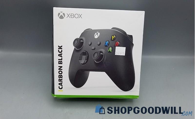  Microsoft Xbox Series S / X Wireless Carbon Black Controller - New In Open Box